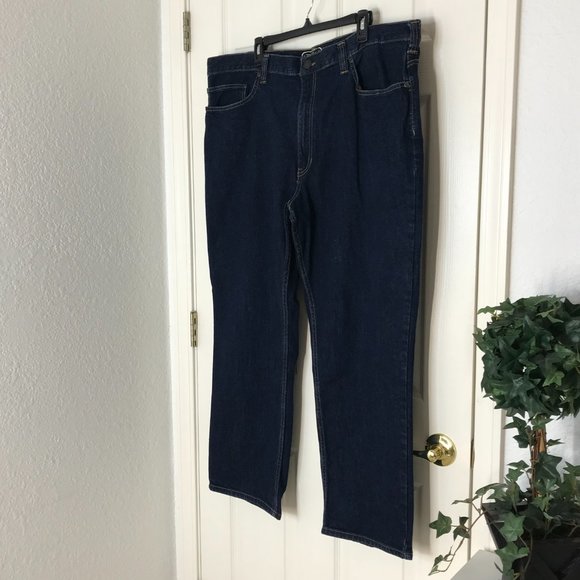 🚜C.E. Schmidt Workwear Men's Jeans | Dark Blue | Size 44W x 30L - Picture 2 of 12